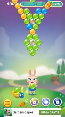 Bunny Pop 2 Beat the Wolf android App screenshot 0